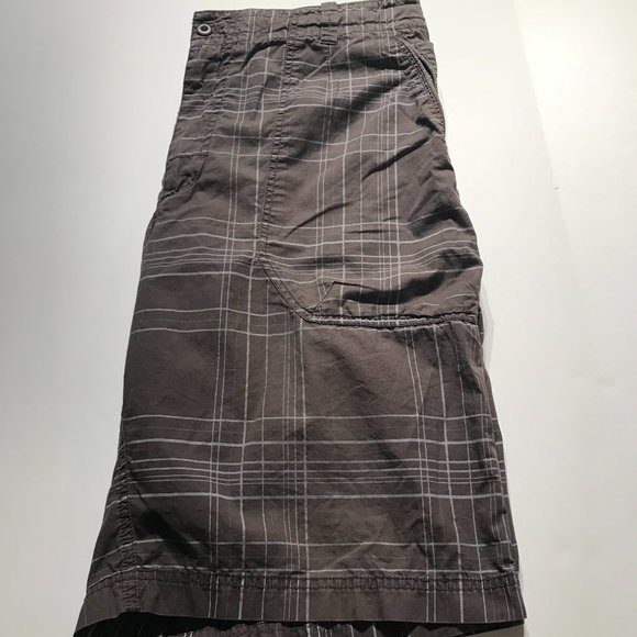 Nike Brown/Gray Banded Athletic Sport Shorts
